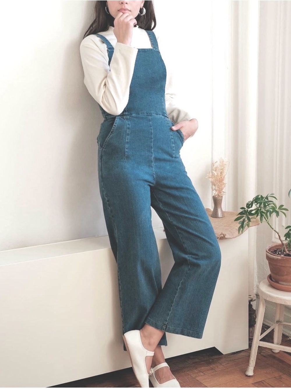 Super cute Loup Brenda Jumpsuit, soft denim, size XS